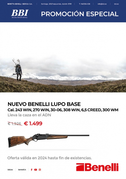 BENELLI LUPO BASE *PROMOCION*